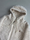 Fila Cream Sherpa Hooded Zip Jacket – Size (XL)