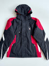 Spyder Black & Red Hooded Ski Jacket (S)
