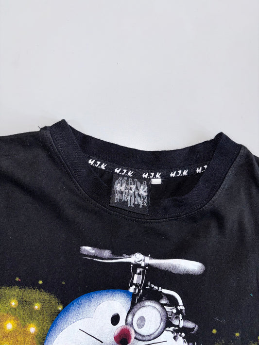 Vintage Premium Doraemon Graphic Printed T-Shirt (L)