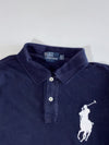 Polo by Ralph Lauren Big Pony Long Sleeve Polo with #3 Sleeve Patch – Navy (M)