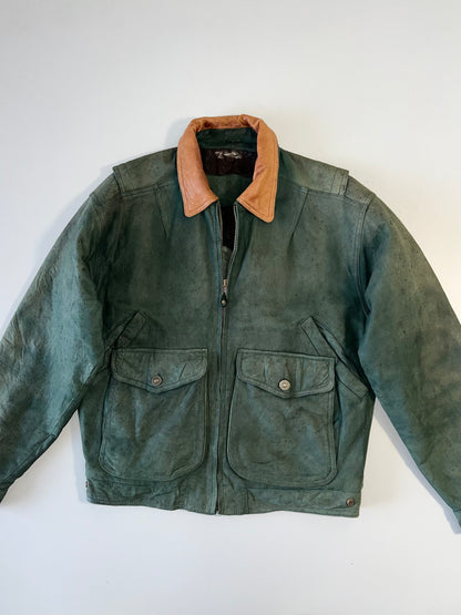 ZSuper Premium Original Vintage Leather Jacket (L)