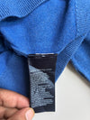 Tommy Hilfiger Cotton Silk Knit Sweater – Royal Blue(XL)