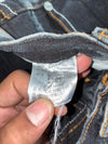 Happy Hope Denim “Griffin” Embroidered Acid Wash Jeans (W:28 |L:40)