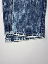 Big Train | Y2K Bleach Wash Straight Jeans (W:34) (L:43)