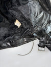 Genuine Pure Leather Fringe Biker Jacket (L)