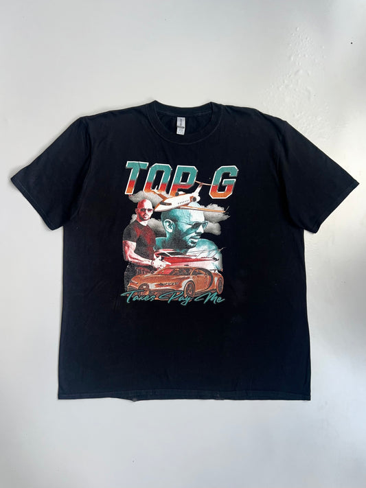 Vintage Andrew Tate Texas Pay For Me TOP G Unisex T-Shirt (XL)