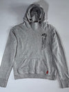 Nippon Blue Japanese Graphic Hooded Embroidered Sweatshirt (Grey) (M/L)