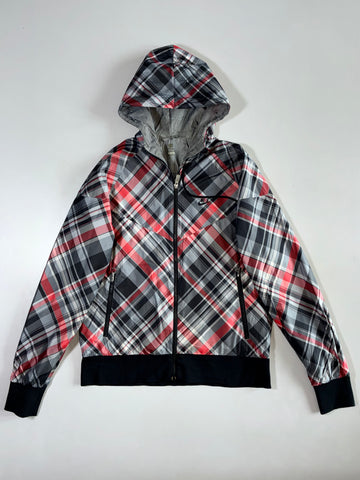 Nike Plaid Windbreaker Jacket (L/Xl)