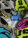 Tokyo Disney Resort Mickey All-Over Print Zip Hoodie – Grey (M)