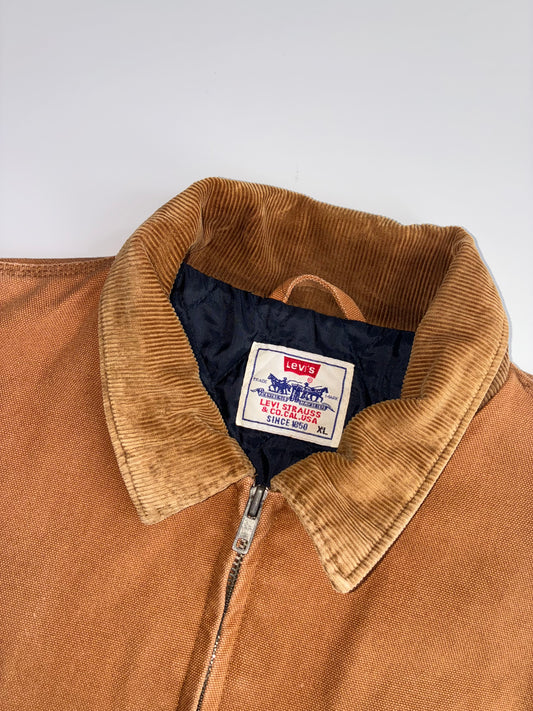 Vintage 1980s Levi’s Corduroy Collar Detroit Jacket (2XL)