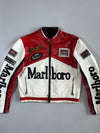 Vintage 90s Marlboro Racing Pure Leather Jacket (M)