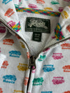 Roots Canada All-Over Rainbow Beaver Logo Zip Hoodie(S)