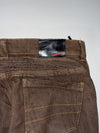 Dririder Brown Moto Biker Denim Riding Jeans (Knee Padded & Thai Padded )(W:32) (L:44)