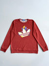 Adidas Originals | Rust Red Trefoil Graphic Crewneck | (S)