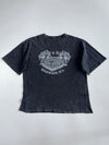 Vintage Harley-Davidson “Make My Day Try To Steal My Bike” Biker Graphic T-shirt (L)
