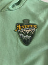 Teenie Weenie Adventure Patch Mint Green Hoodie with Printed Hood Lining, (M)