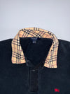 Burberry London Nova Check Collar Polo (L)