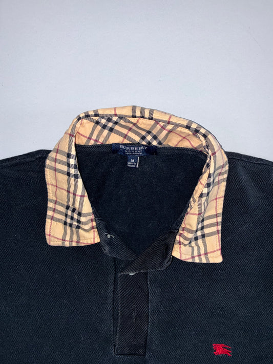 Burberry London Nova Check Collar Polo (L)