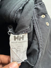 Vintage Helly Hansen Black Workwear Jacket with Reflective Stripes (S/M)