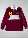 Nautica | Burgundy 1983 Rugby Polo | (M)
