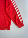 Adidas Track Jacket Red/White 3-Stripes Classic (M)