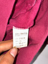 Big Train Samurai Graphic Embroidered Zip Hoodie Burgundy (M)