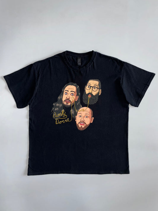 Aunty Donna Comedy Group Merch T-Shirt – Black (XL)