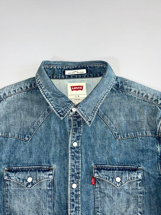 Levus Premium Original Denim Shirt(L)