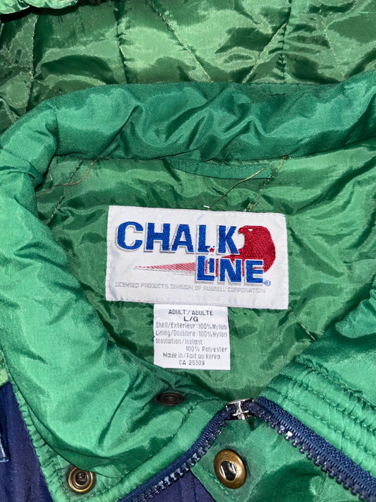 Vintage Chalk Line Notre Dame Fighting Irish Puffer Jacket Insulated Jacket (2XL)
