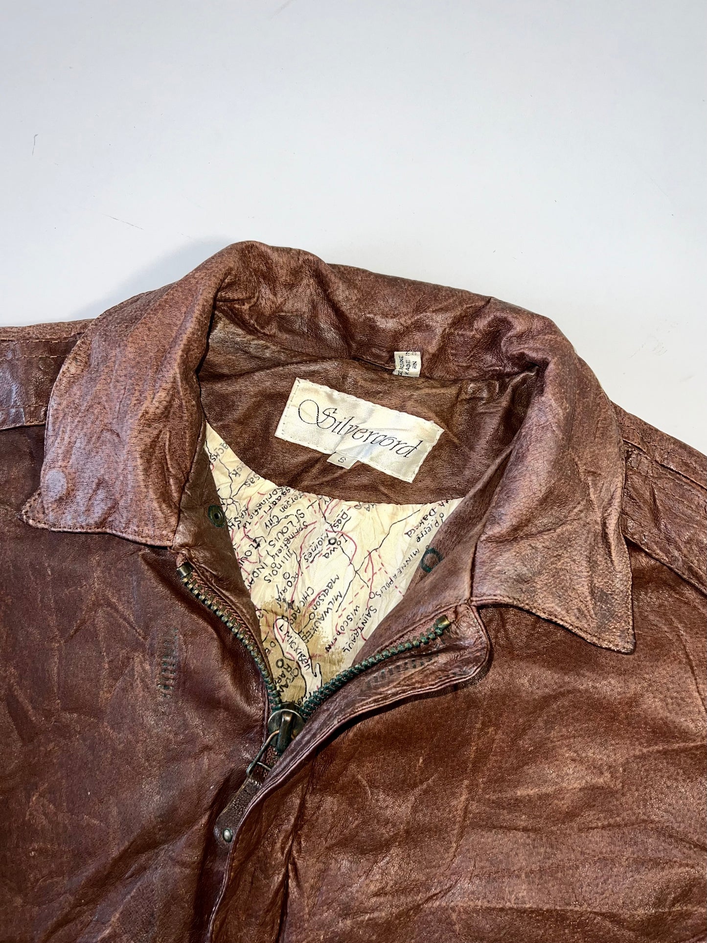 Z  Silvercord Premium Original Leather Jacket (S/M)