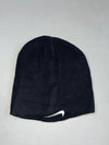 Nike Swoosh Knit Beanie – Black (H-9.5 inches/ W-9.5)