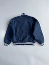 New York Yankees Satin Bomber Jacket | Navy MLB Starter-Style | Felco by Starter (M/L)