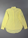 Lacoste Pastel Yellow Classic Button-Up Shirt, Women's (M)