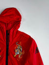 Adidas Chinese New Year Tiger Embroidered Red Windbreaker Hoodie(M)