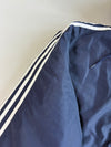 Vintage 90s Adidas Trefoil 3-Stripe Quilted Hooded Jacket(Xl)