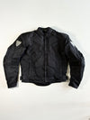 Streetfighter Textile Motorcycle Jacket – All Black Padded (L)