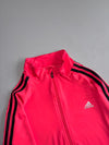 Adidas Pink 3-Stripes Track Jacket – Black Stripe (S)