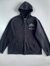 Harley-Davidson Motorcycles Zip-Up Hoodie | Skull Flame Graphic (XL/2XL)