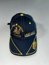 Vintage Linea Effe Pescatori Cannisti Trecella Navy Embroidered Fishing Cap – Italian (Adjustable)