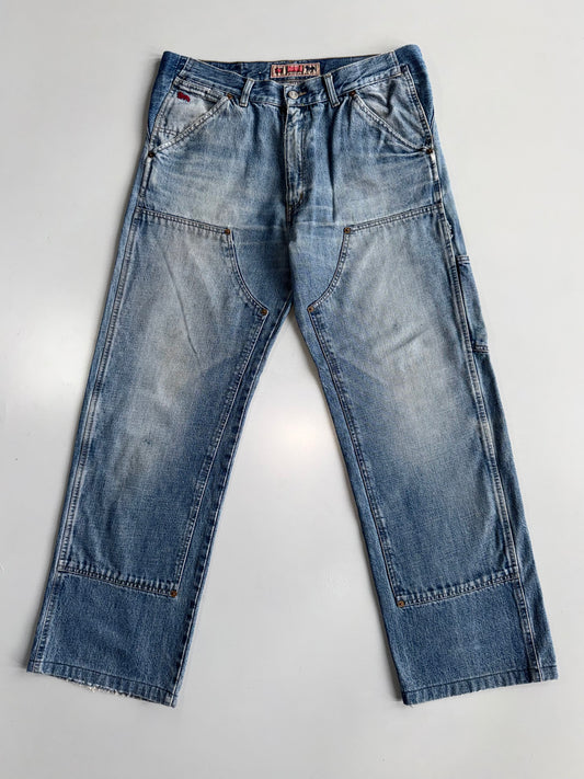 Lonsdale London Double Knee Carpenter Jeans (W:34,L-41)