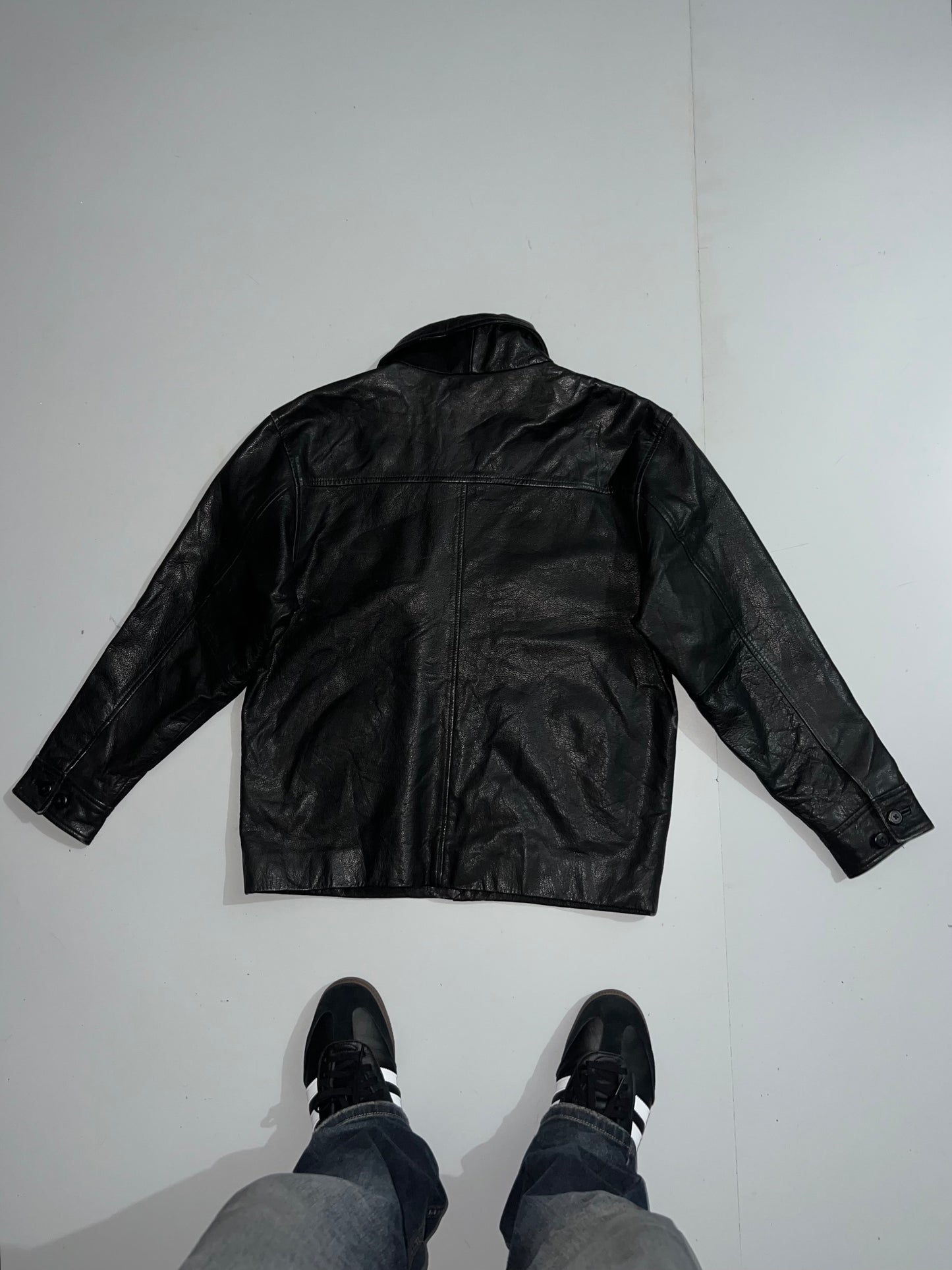 ZGAP Original Leather Jacket (RARE FIND) (S)