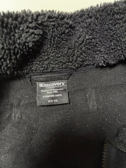 Discovery Expedition | Black Sherpa Fleece Vest | (W:30) (L:48)