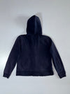 Tommy Hilfiger Embroidered Spellout Zip Hoodie (Navy) (S)