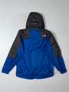 The North Face Hooded Rain Jacket – Blue/Black Colorblock, Youth (XS)