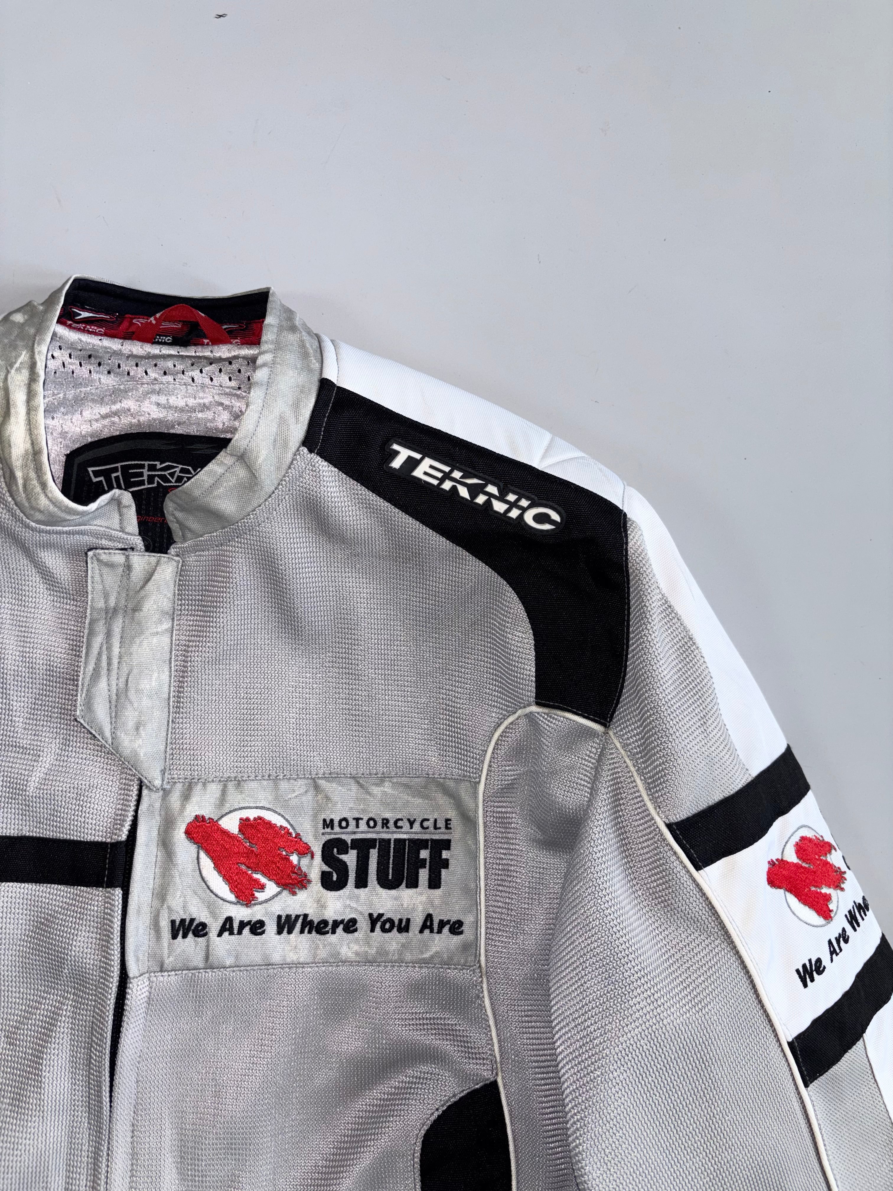 バイクウェア・装備 archive teknic motor cycle racing jacket Teknic Original Mesh Motorcycle Racing Jacket (M) – Drip Drop Attire