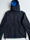 Superdry Japan Black & Cobalt Blue Hooded Windcheater Jacket(M)