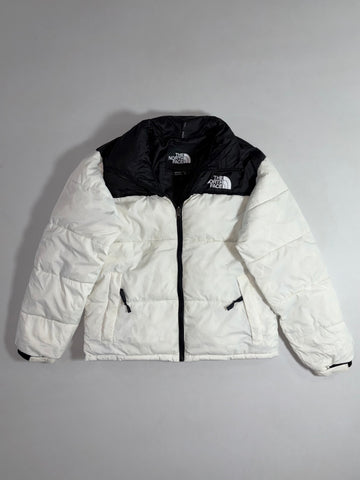 The North Face 700 White & Black Down Puffer Jacket  (M)