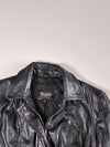 Wilsons Leather Pelle Studio Black Collared Zip-Up Jacket Women’s– Size (S)