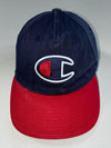 Vintage Champion Navy Red Big C Logo Cap (Adjustable)