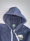 Roots | Navy Print Hoodie | (XS)